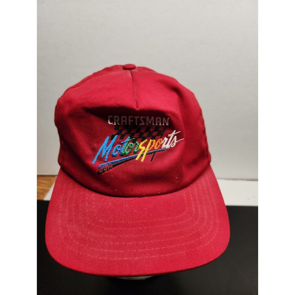 Snapback‎ Craftsman Motorsports USA Hat Vintage Made in the USA